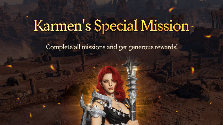 Karmen’s Special Mission Event&nbsp;&nbsp;